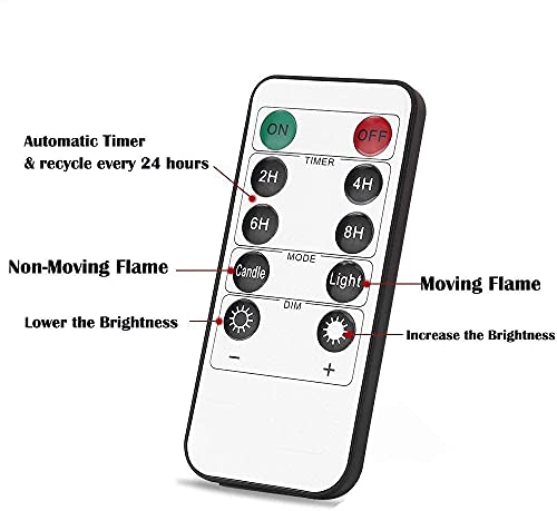 3 pcs Veladoras Recargables, Velas Led de Vidrio y Cera Real, Control | Veladora Eléctrica Sin Llama Grande con Control Remoto. Ideal para San Valentín, Navidad, Halloween, Cumpleaños y Decoración