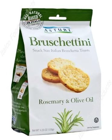 Asturi Rosemary & Olive Oil Bruschettini (2 x 4.23oz)
