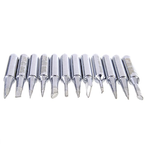 DAOKI 12pcs Solder Screwdriver Iron Tip 900M-T for Hakko Soldering Rework Station Tool Electronic 936/937/928 - Thumbnail 5