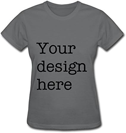 KIKISHOPQ Add Your Own Custom Text Name Personalized Message Or Image Unisex T-Shirt(DeepHeather M)