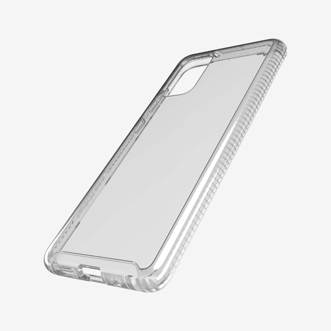 Tech21 Pure Clear Phone Case for Samsung Galaxy S20+ (Plus) 10 ft Drop Protection Self-Healing Case with Antimicrobial Properties – Clear - Clear, T21-7681