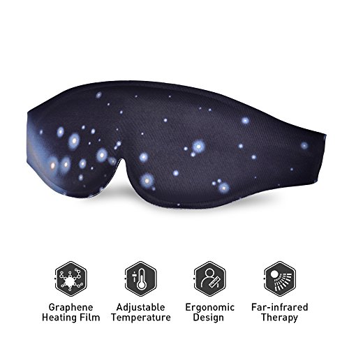 Heated Eye mask Electric Heating Pad Eye Mask Farinfrared Therapy