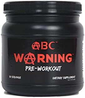 WARNING Pre Workout - 30 servings, 400 mg Caffeine &amp; L- Theanine, 8 g L-Citrulline, 4 g Beta Alanine &amp; More !!!! Powerful Nitric Oxide Supplement - Explosive Strength, Intense Pumps, Extreme Energy
