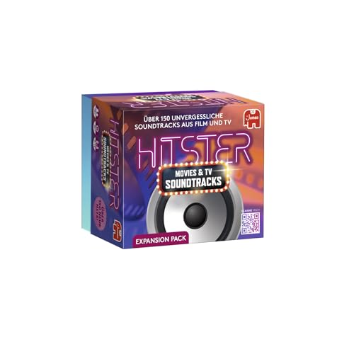 Hitster Film- & Serien-Soundtracks, Deutsche Erweiterung, 154 Musikkarten, Party- & Kartenspiel für Erwachsene und Familien, 2 bis 10 Spieler, ab 16 Jahren, Deutsch (DE) 2
