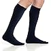 Pembrook Light Compression Socks for Men - 6 Pairs | 8-15 mmHg Compression Socks for Airplane Travel | Circulaton Support Socks for Men | Light Compression Socks Men