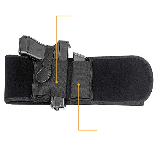 LINGSFIRE Belly Band Holster for Concealed Carry Men/Women Waist Gun