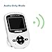 Video Baby Monitor with Camera and Infrared Night Vision, Two-Way Talkback, and Temperature Monitor - Long Range, Monitor Your Baby All Round The Clock,Include 2 Piece Outlet Protector (Cool White)