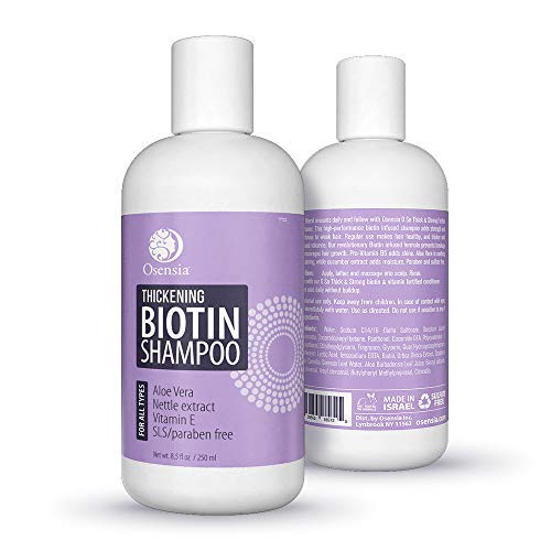 Thickening Biotin Shampoo for Hair Growth Sulfate and Paraben Free