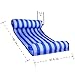 LHS Hammock Float, Inflatable Hammock Air Lightweight Floating Chair Compact and Portable, Comfortable Pool Lounger for Saddle, Lounge Chair, Hammock, Drifter Blue Water Hammock