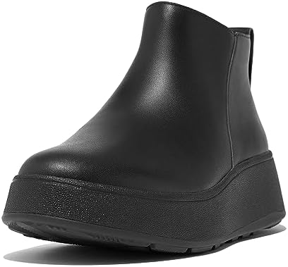 fitflop サイドゴアブーツ　ウォータープルーフ　23〜23.5㎝ Amazon.com | FitFlop F-Mode Leather Flatform Chelsea Boots All