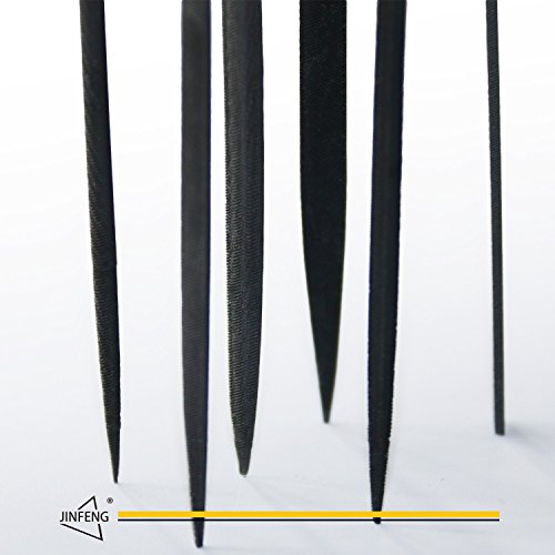 JinFeng Needle File Set(6 PIECE HIGH CARBON STEEL PRECISION)Hand Metal Tools