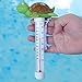 POOLWHALE Floating Pool Thermometer,Cool Style Water Temperature Thermometers with String, Shatter Resistant, for Outdoor and Indoor Swimming Pools, Hot Tub, Spa,and Pond (Turtle)