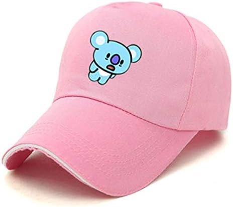 TWINSGIRL BTS Bangtan BT21 Kpop Baseball Cap Adjustable Casual Sports Hat Snapback Flat Hat