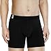 David Archy Men's Underwear Ultra Soft Bamboo Basic Boxer Briefs 3 Pack(L,Black)