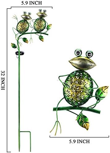 Solar backyard light shining at night, priced at $29.99 as of August 9, 2023.