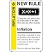 Fluxx Inflation Promo Game Card (NEW RULE) Works with All Fluxx Games!