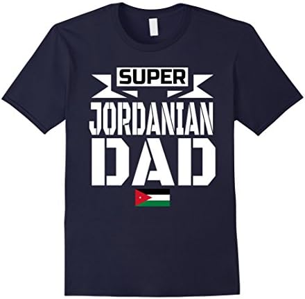 Mens Storecastle: Jordanian Dad Father's Day Jordan Flag T-Shirt Large Navy