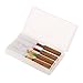 4Pcs Oboe Medium Soft Oboe Reeds Handmade Oboe Red Cork Wind Instrument Parts with Plastic Storage Box