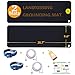 LandKissing®Universal Grounding Mat Kit with 2 Grounding Bracelets and 2 Straight Cord - Reduce Inflammation, Improve Sleep and Anxiety, Potential EMF and ESD Protection