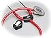 ADC Adscope Lite 609 Ultra Lightweight Clinician Stethoscope, 31 inch Length, Tactical Black - 609ST