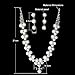 joylive Bridal Bridesmaid Flower Girls Jewerly Set Pearl Necklace Earring