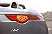 1x R Emblem Badge Metal Decal Sticker for JAGUAR Body Rear Trunk XF XE XKR XJR