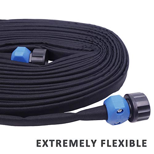 H2O WORKS Flat Weeper Soaker Hose, 50 Feet Dripping Water Hose Heavy Duty Garden Hose Pricepulse