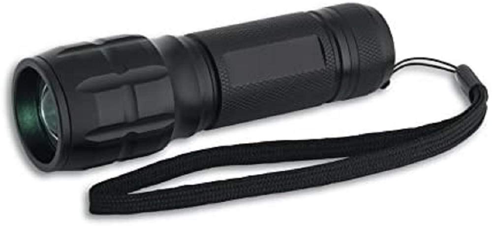 TFA Lumatic Spot LED Flashlight 3.4 x 3.4 x 10.7 cm Black