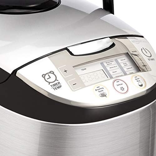 AmazonBasics MultiFunctional Rice Cooker 5.5Cup Uncooked (11Cup