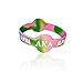 Black Greek Sorority AKA Silicone Bracelet (2 Bracelets per Pack)