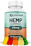 Hemp Gummies for Pain & Anxiety Relief - Hemp Gummy Made in USA - 750MG Total, 25MG Each Candy Gummy - Better Sleep, Calm Mood, Stress, Pain & Anxiety Relief - Zero Oil THC CBD Cannabidiol Pill ...