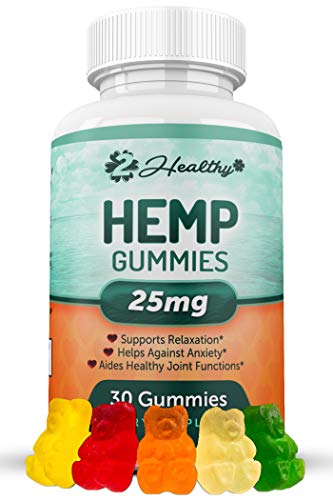 Hemp Gummies for Pain & Anxiety Relief - Hemp Gummy Made in USA - 750MG Total, 25MG Each Candy Gummy - Better Sleep, Calm Mood, Stress, Pain & Anxiety Relief - Zero Oil THC CBD Cannabidiol Pill ...