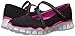 Skechers Kids Girls' Skech Flex II-Softie Sweets Sneaker, Black/Hot Pink, 2.5 M US Little Kid