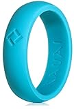 Kauai - Silicone Wedding Ring, -Womens Designed for Comfort, Fitness, Exercise, Weight Lifting/Training, Running, Rubber Ring, Safe Silicone Wedding Band