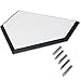 MacGregor Rubber Home Plate White & Black