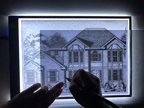 Tracing Light Box for Drawing A4 LED Light Box Tracer USB Power Cable Dimmable Brightness Ultra Thin Portable Light Pad for Artists Sketching Animation Designing 5D DIY Diamond Painting by SUNNY