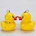 Chenkaiyang Yellow Rubber Duck Key Chain with LED Light and Sound Keychain Bag Ornaments
