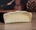 Myhsmooth Sh-byg-nt 100% Handmade Premium Quality Natural Sheep Horn Comb Without Handle(4.8''Long)