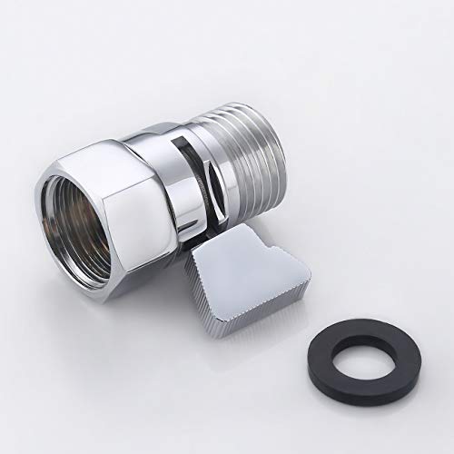 2 Shower+Shut+Off+Handle+Polished+Chrome