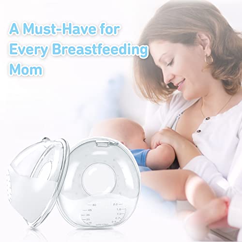 Breast Shells & Milk Collector Catcher for Breastfeeding 4 Pack, New