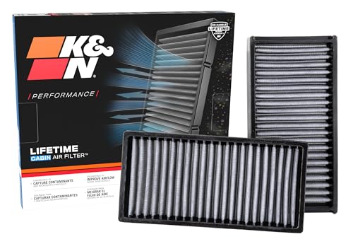K&N Premium Cabin Air Filter: High Performance, Washable, Clean Airflow to your Cabin: Designed for Select 1997-2011 HONDA/ACURA (Civic LX,HX,GX,DX,Si, Element, RSX, EL), VF2022