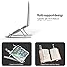 Laptop Stand, Laptop Holder with 7 Adjustable Height, Aluminum Ventilated Notebook Riser for MacBook Air Pro, Dell XPS, More 10-15.6 inches PC Computer, Tablet, iPad (Silver)thumb 3
