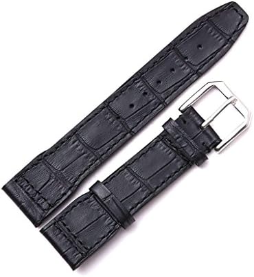 Genuine Leather Watch Band Strap for IWC Replacement Men Soft Cowhide Belt Wristband(21mm)