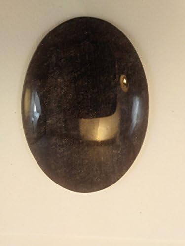 SilverSheen Obsidian Cabochon Polished Handcrafted In The USA Great Wire Wrapping Pendent CB.20