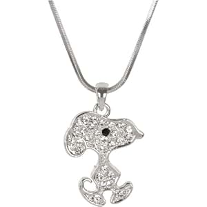 pendant crystal snoopy