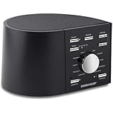 Sound+Sleep High Fidelity Sleep Sound Machine with Real Non-Looping Nature Sounds, Fan Sounds, White Noise, and Adaptive Sound Technology