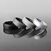Egnaro Silicone Ring Men, Inner Arc Ergonomic Breathable Design, Mens Silicone Wedding Band 4 Rings / 1 Ring Rubber Wedding Bands, 9mm Wide-2.5mm Thick