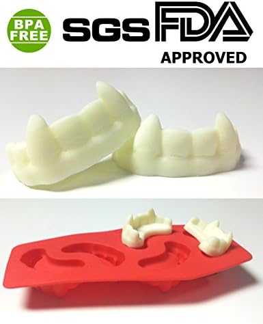 PERNY Tooth Ice cubes, Ice trays and Candy molds, BPA free