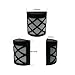 Reiled Solar Fence Lights (6-Pack) 6 LEDs Outdoor Solar Light IP67 Waterproof 180° Wide Angle Super Bright Solar Deck Lights with Automatic Switching Light Sensor for Garden, Driveway, Yard, Fence