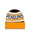 New Era NHL Pittsburgh Penguins Biggest Fan 2.0 Cuff Knit Beanie, One Size, Yellow